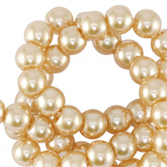 Glaswachsperlen 8mm Cream
