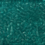 Miyuki Perlen delica's 15/0 Transparent Caribbean teal DBS1109