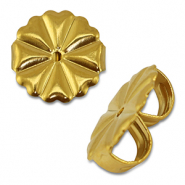Stainless Steel - Rostfreiem Stahl (RVS) Schmuckzubehör Ohrring Verschluss Gold