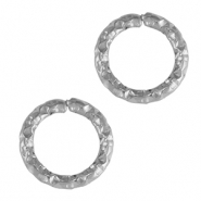 Stainless Steel - Rostfrei Stahl Schmuckzubehör Bindering Silver