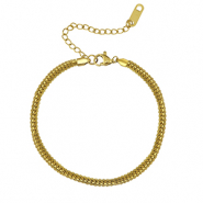 Armbänder aus Stainless Steel - Rostfreiem Stahl Gold