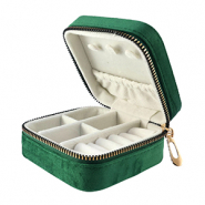 Schmucksuitcase für die Reise Green