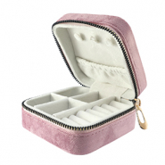 Schmucksuitcase für die Reise Pink