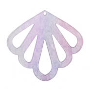 Resin Anhänger Muschel Purple
