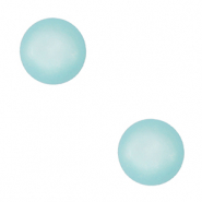 4 mm soft Cabochon "Geburtssteine" März Polaris Elements SS16 shiny Turquoise