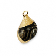 Muschel Anhänger Specials Anthracite-gold