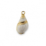 Muschel Anhänger Specials Creamy white-gold
