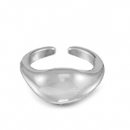 Ringe aus Stainless Steel - Rostfreiem Stahl Tropfen Silver