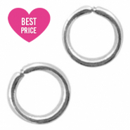 Stainless Steel - Rostfreiem Stahl Schmuckzubehör Binderinge 3mm Antik silber