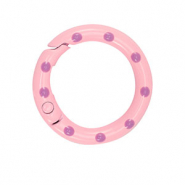 Farbiges Zubehör Schlüssel Anhänger Ring Pink-purple