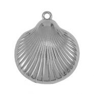 Stainless Steel - Rostfrei Stahl Anhänger Muschel Silver
