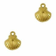Stainless Steel - Rostfrei Stahl Anhänger Muschel Gold