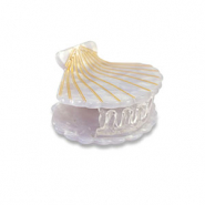 Haarschmuck Haarklemme Hülse Lilac-gold