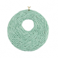 Bast Anhänger 53mm Mint green