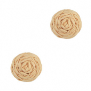 Bast Anhänger 12mm Light peach