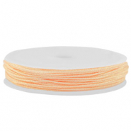 Makramee Band geflochten 0,8mm Peach metallic