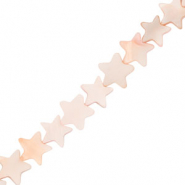 Muschel Perlen Stern Light pink