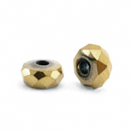 Hämatit Perlen Facett Disc 4x2mm Antique gold
