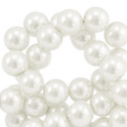 Glaswachsperlen 4mm White