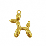 Stainless Steel - Rostfrei Stahl Anhänger Ballonhund Gold