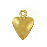 Stainless Steel - Rostfrei Stahl Anhänger Herz Gold