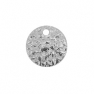 Stainless Steel - Rostfrei Stahl Anhänger Runden Silver