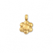 Stainless Steel - Rostfrei Stahl Anhänger Blume Gold