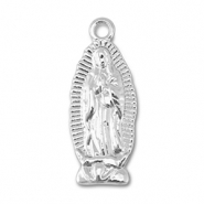 Metall Anhänger Betende Madonna Silver