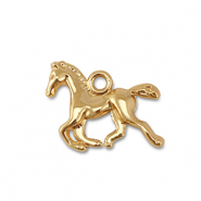 Metall Anhänger Galoppierendes Pferd Gold