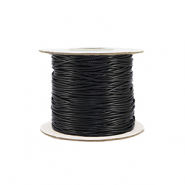 Makramee Band geflochten 1mm Black