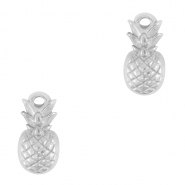 Stainless Steel - Rostfrei Stahl Anhänger Ananas Silver