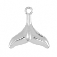 Stainless Steel - Rostfrei Stahl Anhänger Schwanzflosse Silver