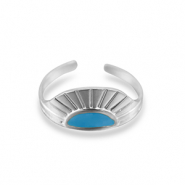 Ringe aus Stainless Steel - Rostfreiem Stahl Lüfter Silver-blue