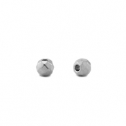 Stainless steel - Rostfrei Stahl Perlen 3mm Silver
