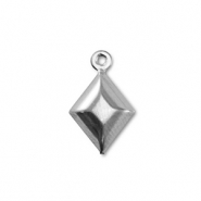 Stainless Steel - Rostfrei Stahl Anhänger Rhombus Silver