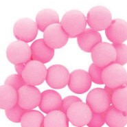 8 mm Acrylperlen Pink