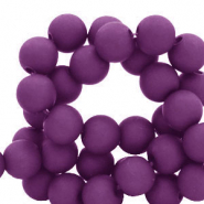 4 mm Acrylperlen Dark purple