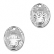 BY31® Stainless Steel - Rostfrei Stahl Anhänger Engelszahlen 999 / Release Silver
