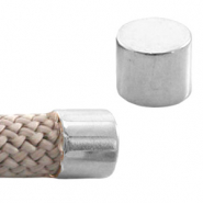 Metall DQ Endkappe Ø10mm Antik silber (Nickelfrei)