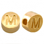 DQ Metall Perlen Buchstabe M Gold (Nickelfrei)