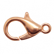 Metall Zubehör DQ Karabinerverschluss 15mm Rosegold (Nickelfrei)