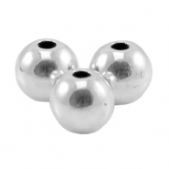 DQ Metall Perlen 3mm Antik silber (nNckelfrei)