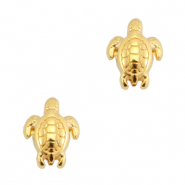 Metall Perlen DQ Schildkröte Gold (Nickelfrei)