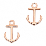 Metall Anhänger DQ Anker Rosegold (Nickelfrei)