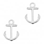Metall Anhänger DQ Anker Antik silber (Nickelfrei)
