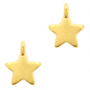 Metall Anhänger DQ Stern Gold (Nickelfrei)