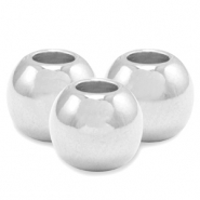Metall Perlen DQ 8mm Antik silber (Nickelfrei)