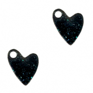Plexx Anhänger Heart Shimmery Black