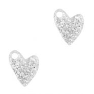 Plexx Anhänger Heart Glitter Silver