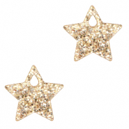 Plexx Anhänger Star Glitter Rose peach